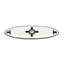 4" Step Edge Pull Heirloom Silver