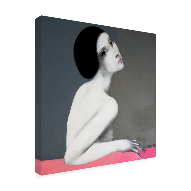 Victor Tkachenko, art sur toile brune, H 14 po x l 14 po