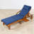 Outdoor Chaise Lounge, Adjustable Backrest And Footrest, Solid Wood, Curved Armrests, Contemporary, Poolside-659851100