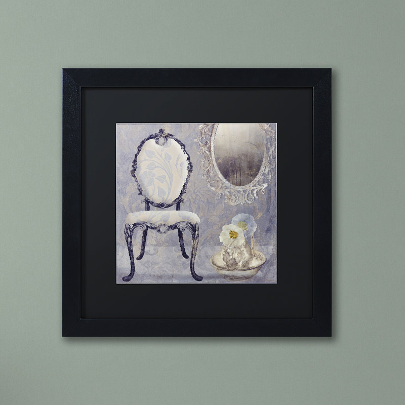 «Salon II» par Jadaya, impression encadrée, Noir, H 16 po x l 16 po x P 0,5 po, Cadre noir