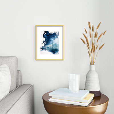 «Alyssa Hamilton Art Pacific Grove», impression abstraite encadrée en métal