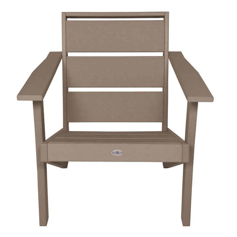 Delisa Haven Modern Adirondack Chair, Cabana Tan