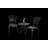 Luxury Black Bistro Set