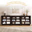 Ensemble de 3 meubles de rangement Almaguer à 3 tiroirs de 80 cm de large, fini grain de bois, noyer brun-1662688686-1664969275