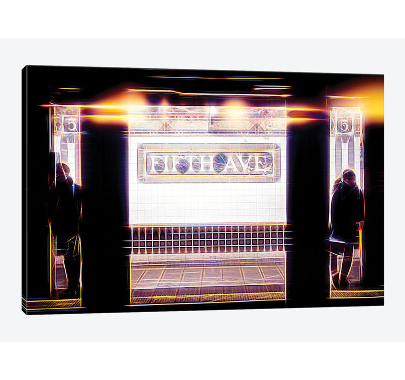 «At Full Speed», impression sur toile, H 26 po x l 40 po x P 1,5 po, Pas de tapis, Toile tendue