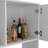 Colorado Pantry Cabinet, Three Open Shelves-222412359