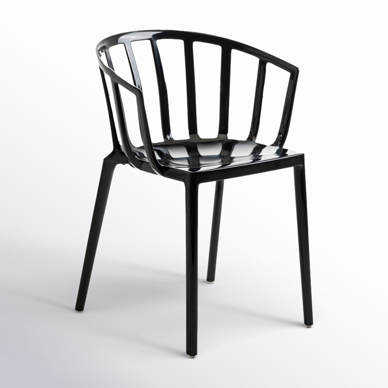 Venice Outdoor Dining Armchair, Black