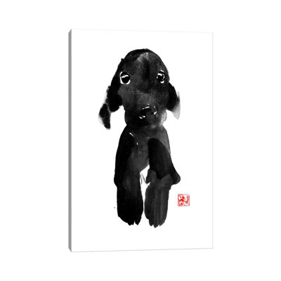 «Cute Dog» par Péchane, reproduction d'art sur toile tendue