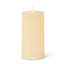 Flameless Wax Flat Top Pillar Candle, 4"x8"