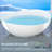 63" Freestanding Stone Resin Bathtub, Glossy White, With Pop - Up Drain And Relaxing Spa Like Bath Luxury White Soaking Bathtub Of Overflow For Modern Bathroom