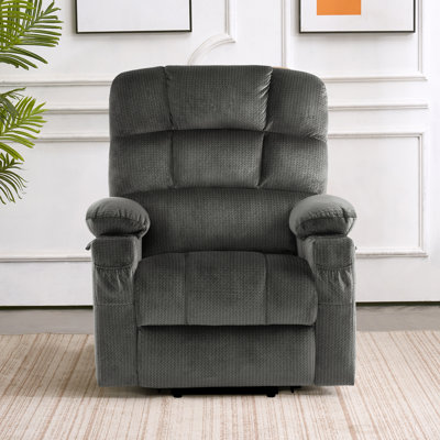 Karem Dual Motor Power Lift Recliner Chair with Massage and Heat, Fabric