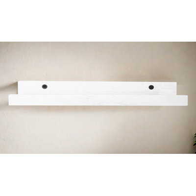 Petite tablette rayonnée en chêne massif 3 pièces Rayne