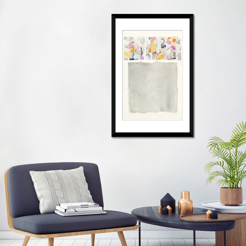 «Day Dream» par Mike Schick, reproduction sur toile tendue, H 24 po x l 16 po x P 1 po, Papier d'art encadré noir, Blanc
