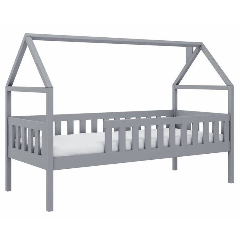 Hadleigh 90 X 190cm Standard House Beds, Grey Matt