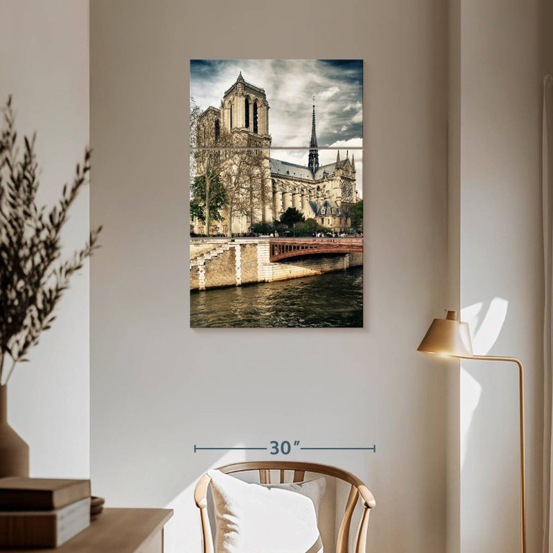 Cathédrale Notre-Dame de Nicci, Paris I, H 57 po x l 36 po