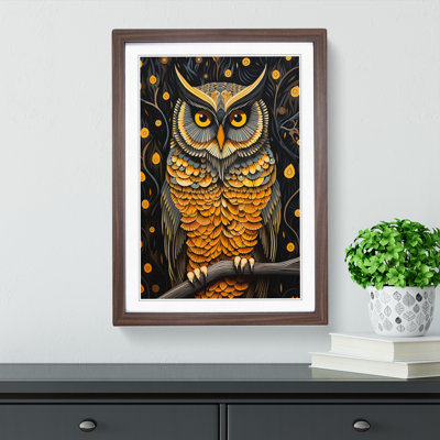 Owl Op No.2 - Framed Print