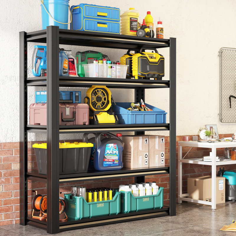 Étagère utilitaire à 5 niveaux Ackron, 72"H x 35"W x 16"D