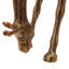 Seau à glace en forme de girafe en laiton - aluminium 19,3 x 8,7 x 15,4 po
