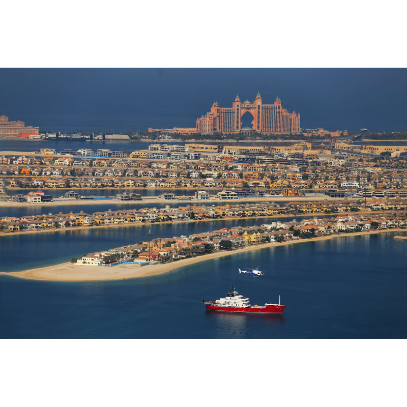 Pettegrow Palm Jumeirah by Naqsh - Wrapped Canvas Print, 20cm H x 30cm W x 3.8cm D