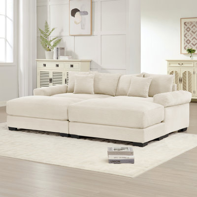 Canapé modulaire surdimensionné 82,6 po Cloud
