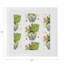 Monkey Jungle Hemstitch 22" Linen/Cotton Napkin-50817613