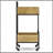Hobbs - 16" Bar Cart - Natural