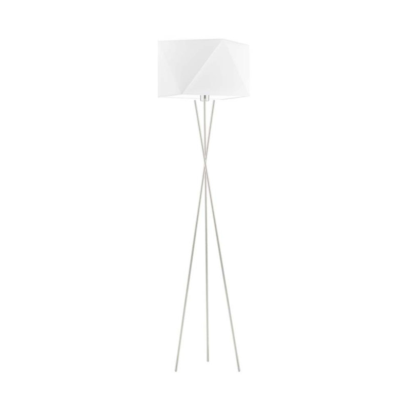 Ayane 163cm Tripod Floor Lamp, Silver, White