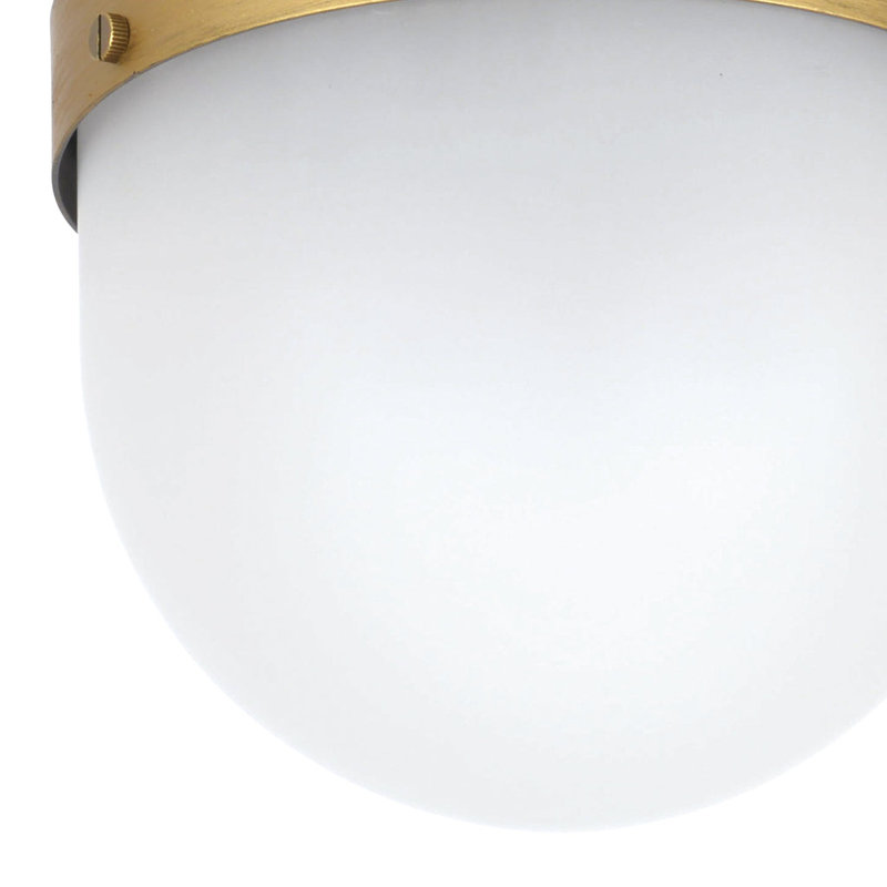 Capsule 1-Light Outdoor Semi Flush Mount