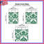 Housses de couette vertes à motif damassé-130161267