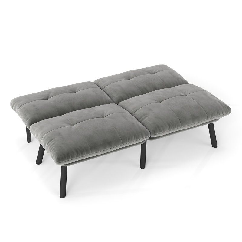 Canapé-lit convertible moderne pliant, Gris
