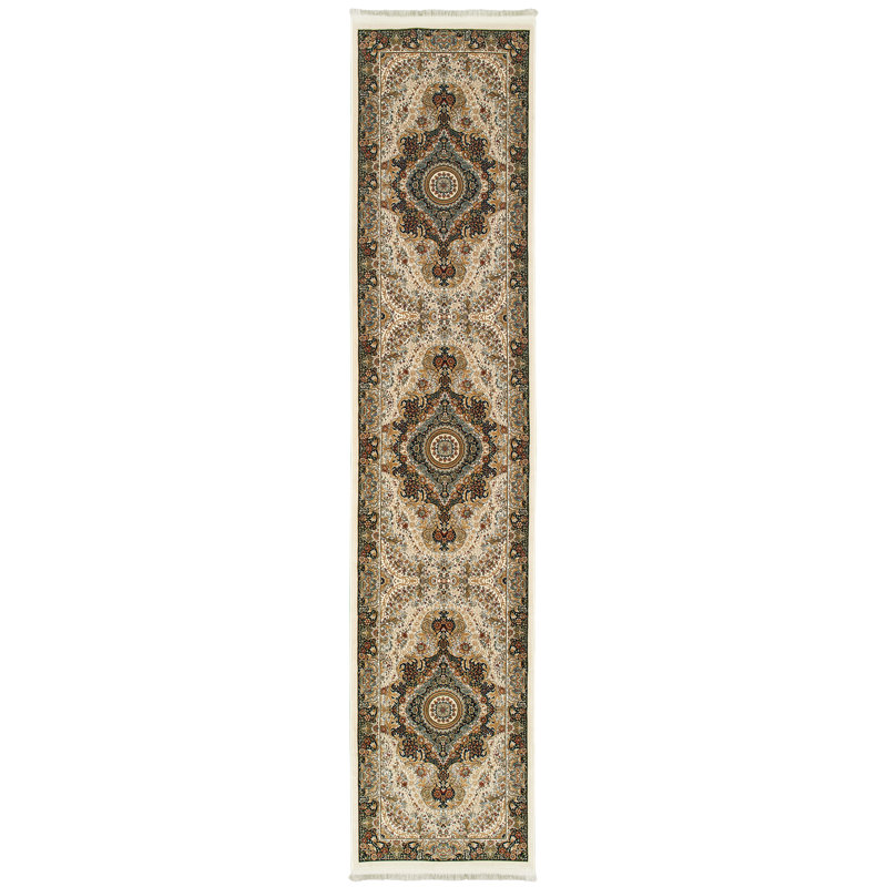 Knepp Oriental Indoor Rug, Runner 2'3" x 10'