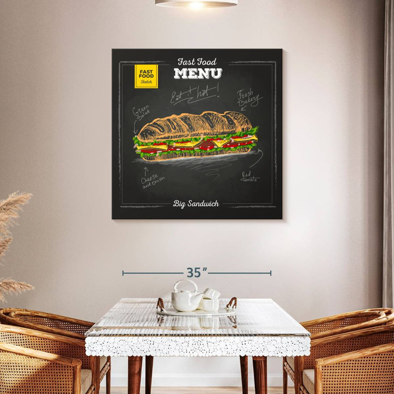 Yarlin Big Sandwich, 39" H x 39" W
