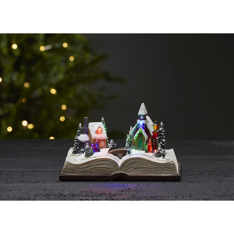 Christmas Figurines & Collectibles, White, brown and green