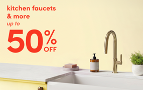 kitchen faucets & more on clearance