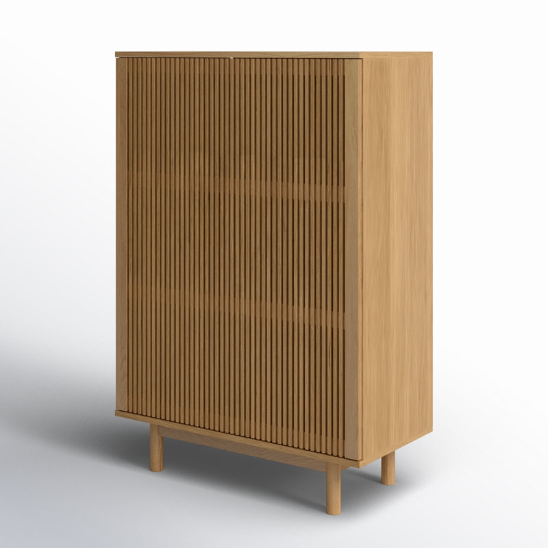 Solid Wood Accent Cabinet
