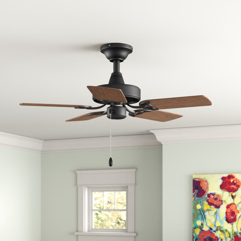 Barwood 36'' Ceiling Fan, Matte Black