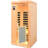 Low Far - Infrared One Person Indoor Room, Hemlock Wood Material, 8 Heating Panels, Audio, Control, Temperature Conversion And Led Reading Lamp Feature Lighting