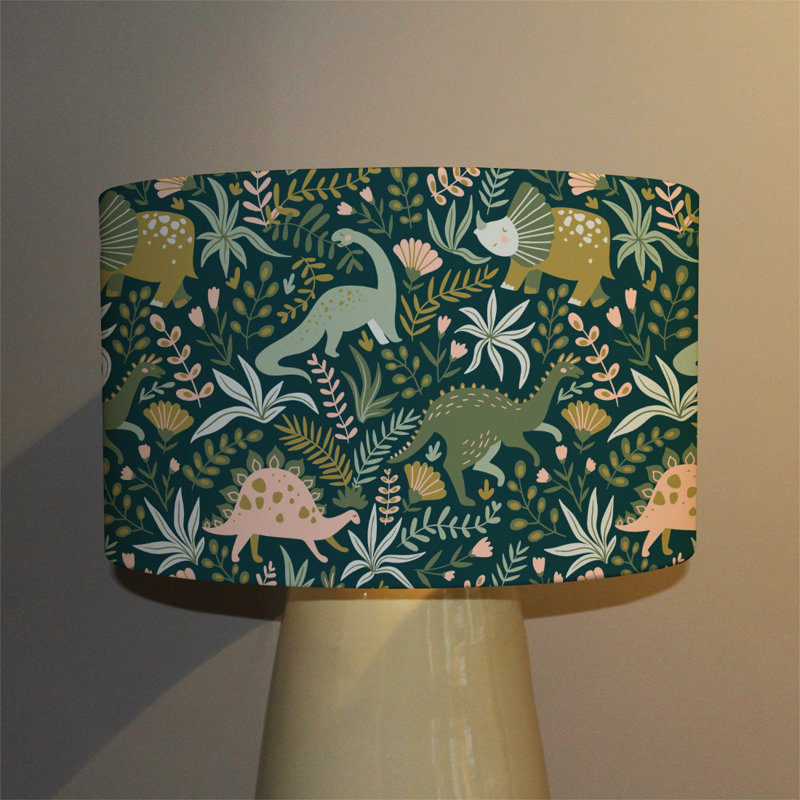 25 cm H Drum Canvas Lamp Shade ( Clip On )