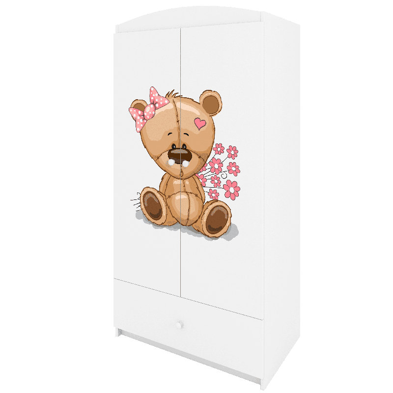 Cicero 2 Door Wardrobe, White