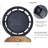 Small Wooden Black Wall Clock