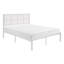 Lit plateforme grand Annie avec tête de lit en fausse canne blanche Annie-136261060-136261062