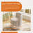 Modern Swivel Vanity Chair with Backrest, PU