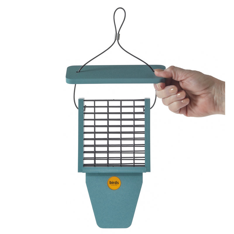 Mangeoire d'oiseaux décorative en plastique recyclé