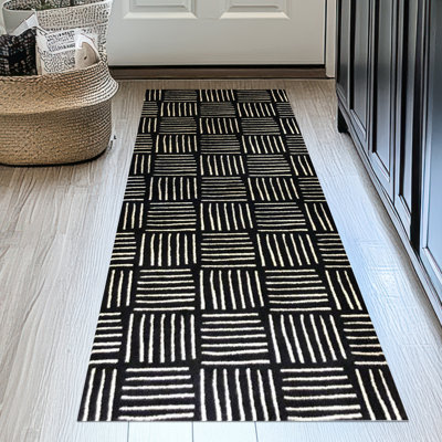 Weave One-Piece Washable Runner