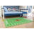 Furnish My Place Brodin 705 Solid Football All Star Football Ground | Play Area Rug for Kids | Football Field Ground Rectangle | Anti Skid Rubber Backing | Green-178190406