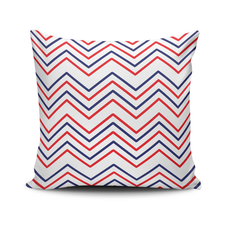Millersville Indoor / Outdoor Chevron Square Throw Cushion