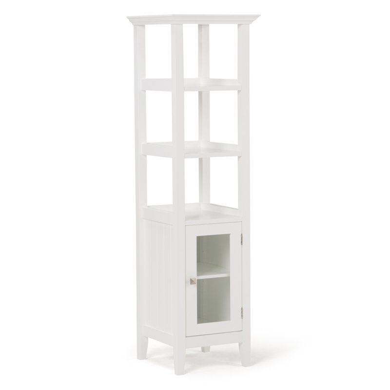 Acadian Freestanding Bathroom Cabinet, Pure White