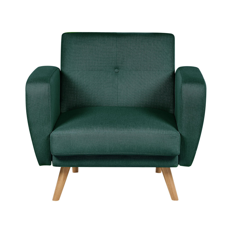 FLORLI Upholstered Accent Chair, Green