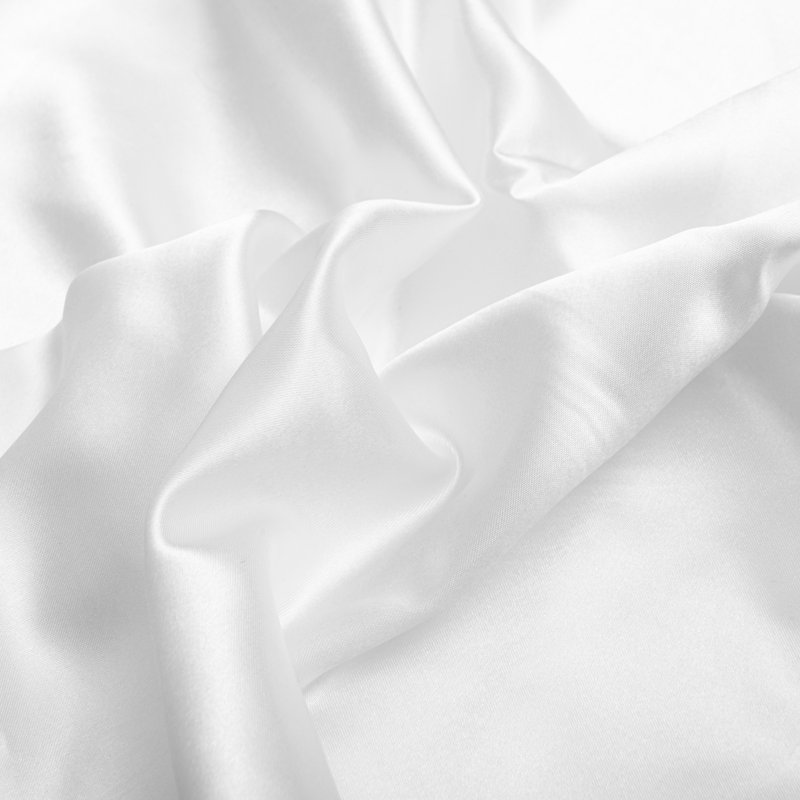  Satin Pillow Cases, White, Standard