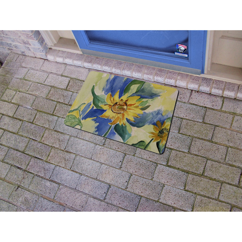 Gaylor Non-Slip Indoor / Outdoor Doormat, Rectangle 1'6" x 2'2"